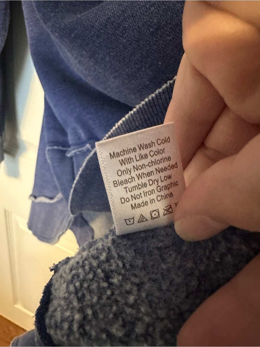 Lived In Rounded Hem Garment Washed Sweatshirt - Picture 4 of 5